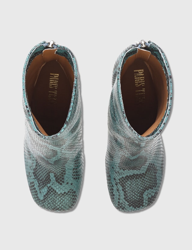 paris texas python ankle boots