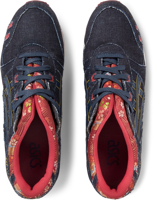 asics gel lyte iii navy red