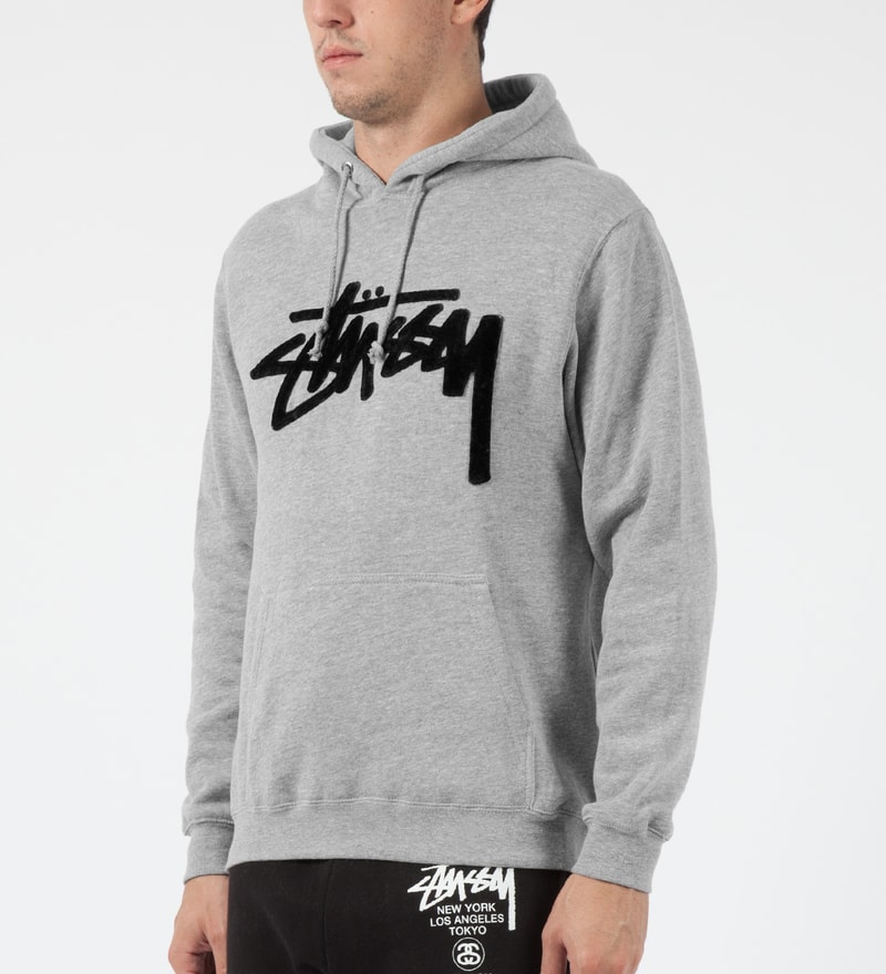 nike x stussy international sweatpants heather grey