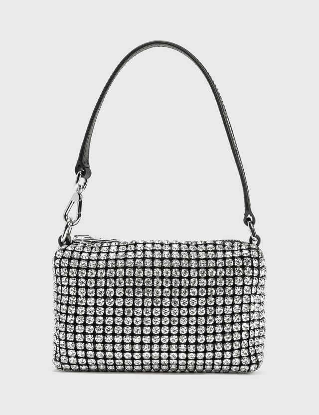 alexander wang wangloc rhinestone pouch