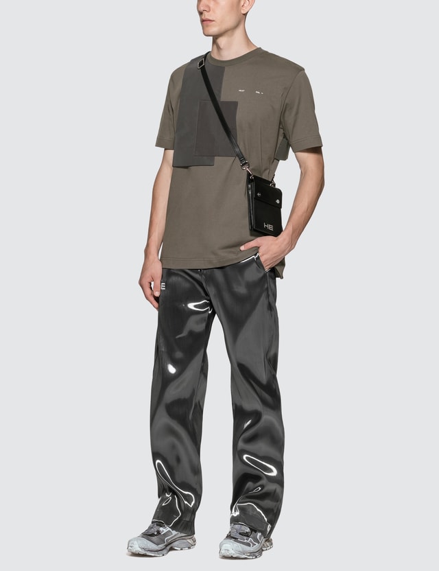 Heliot Emil - Liquid Metal Suit Pants | HBX