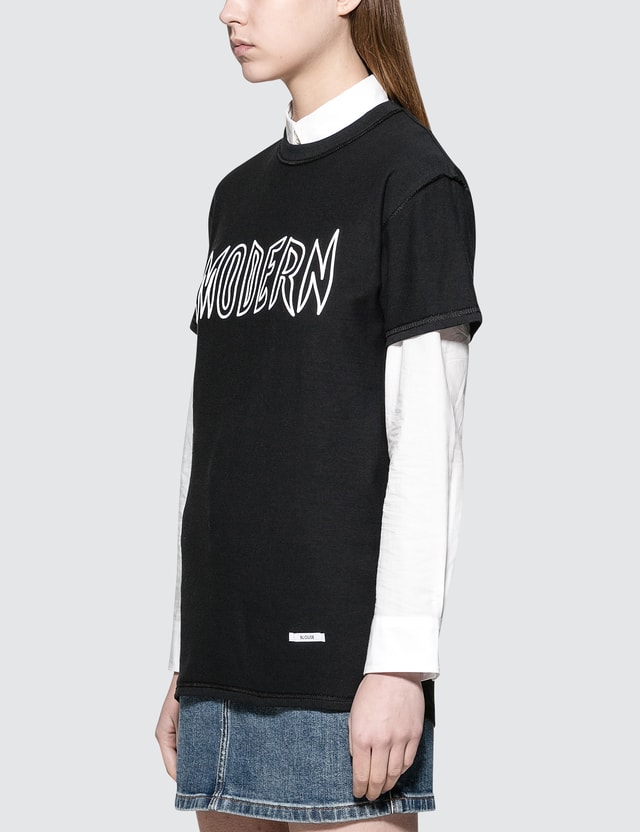 black modern shirt