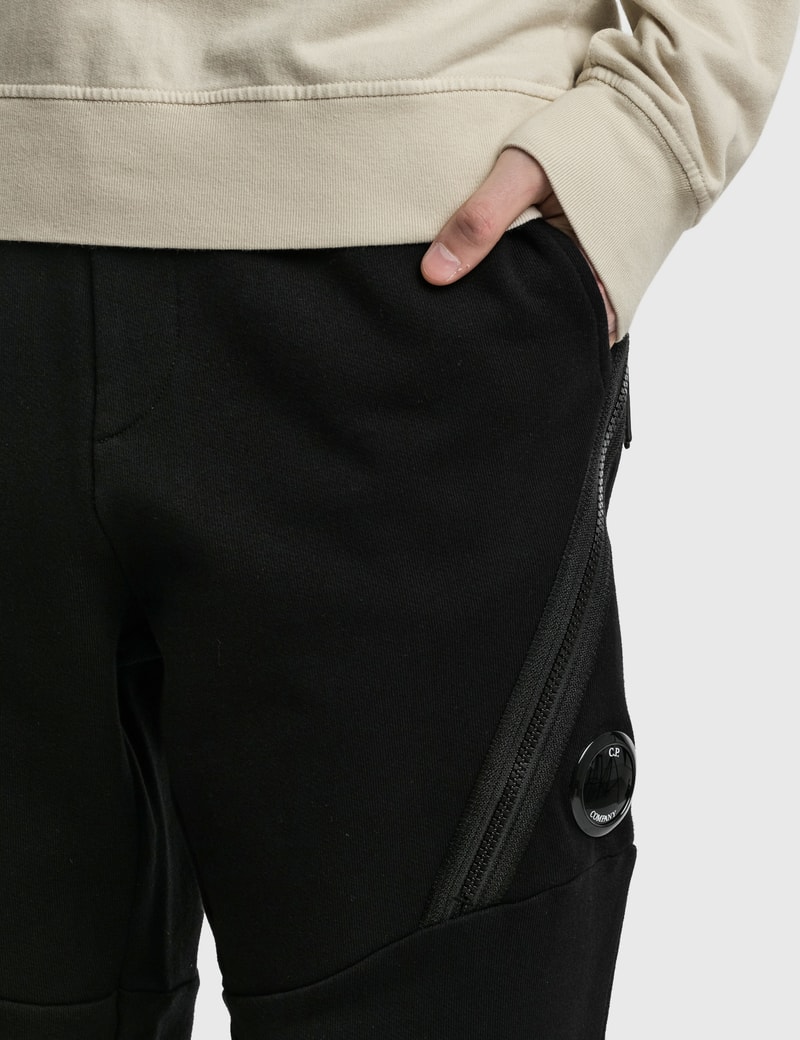 cp company diagonal fleece joggers