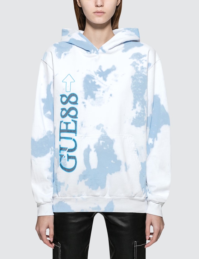 tie dye guess hoodie