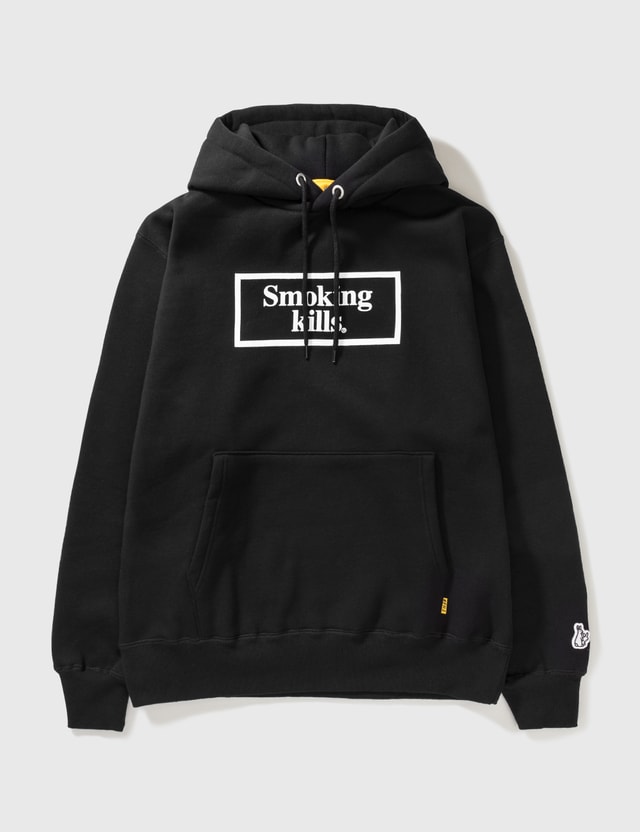 smoking kills hoodie blue