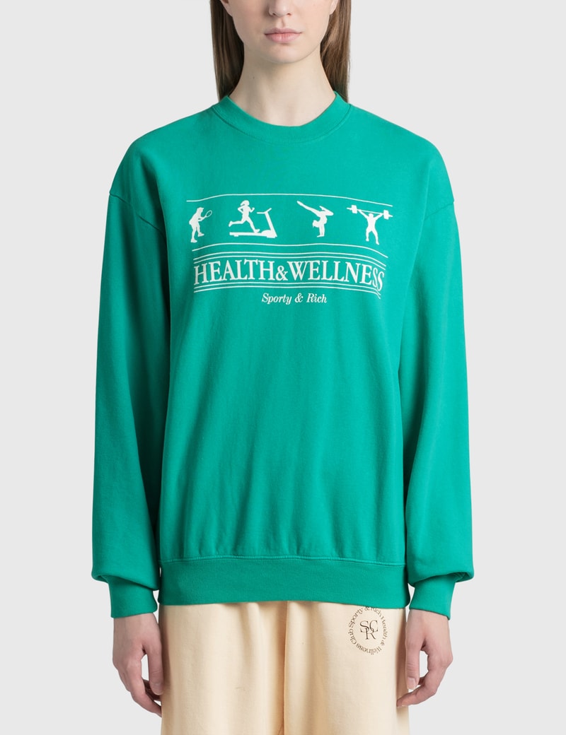 sporty and rich wellness sweatshirt