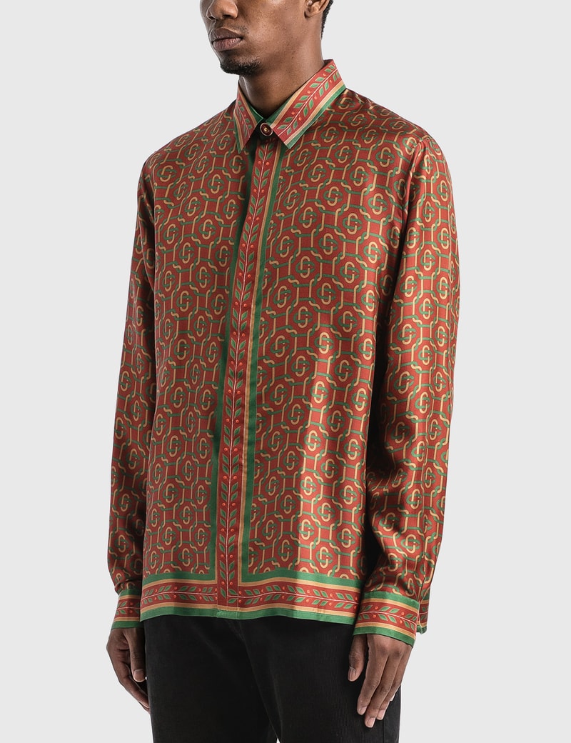 casablanca orange shirt