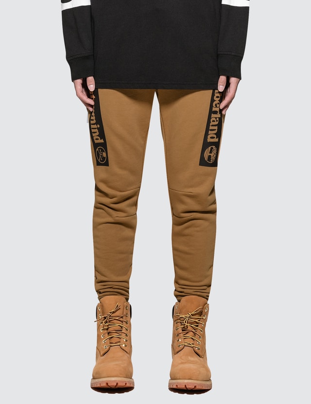 timberland with sweatpants