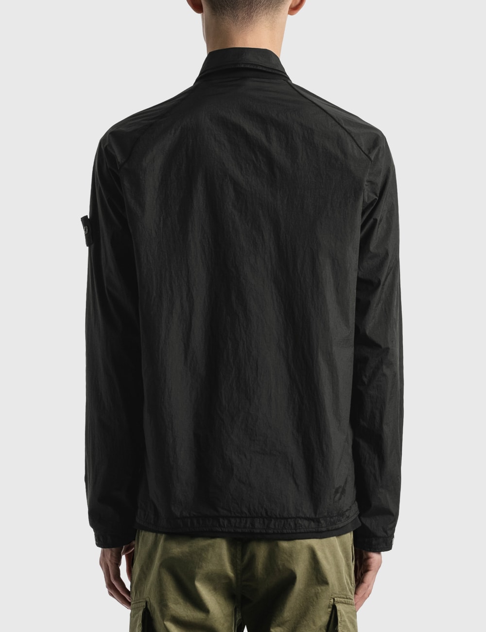 stone island ghost overshirt beige