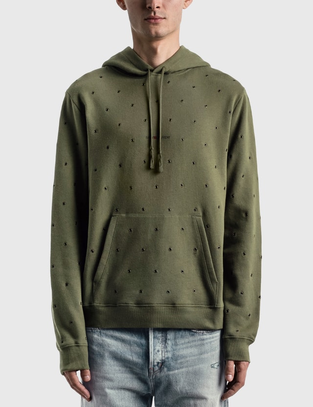 saint laurent logo hoodie