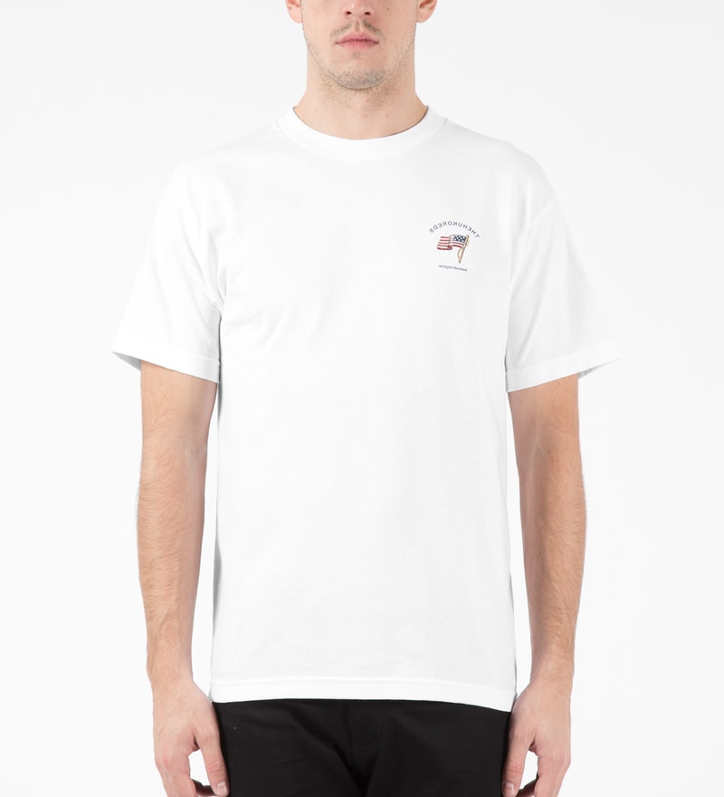 the hundreds white t shirt