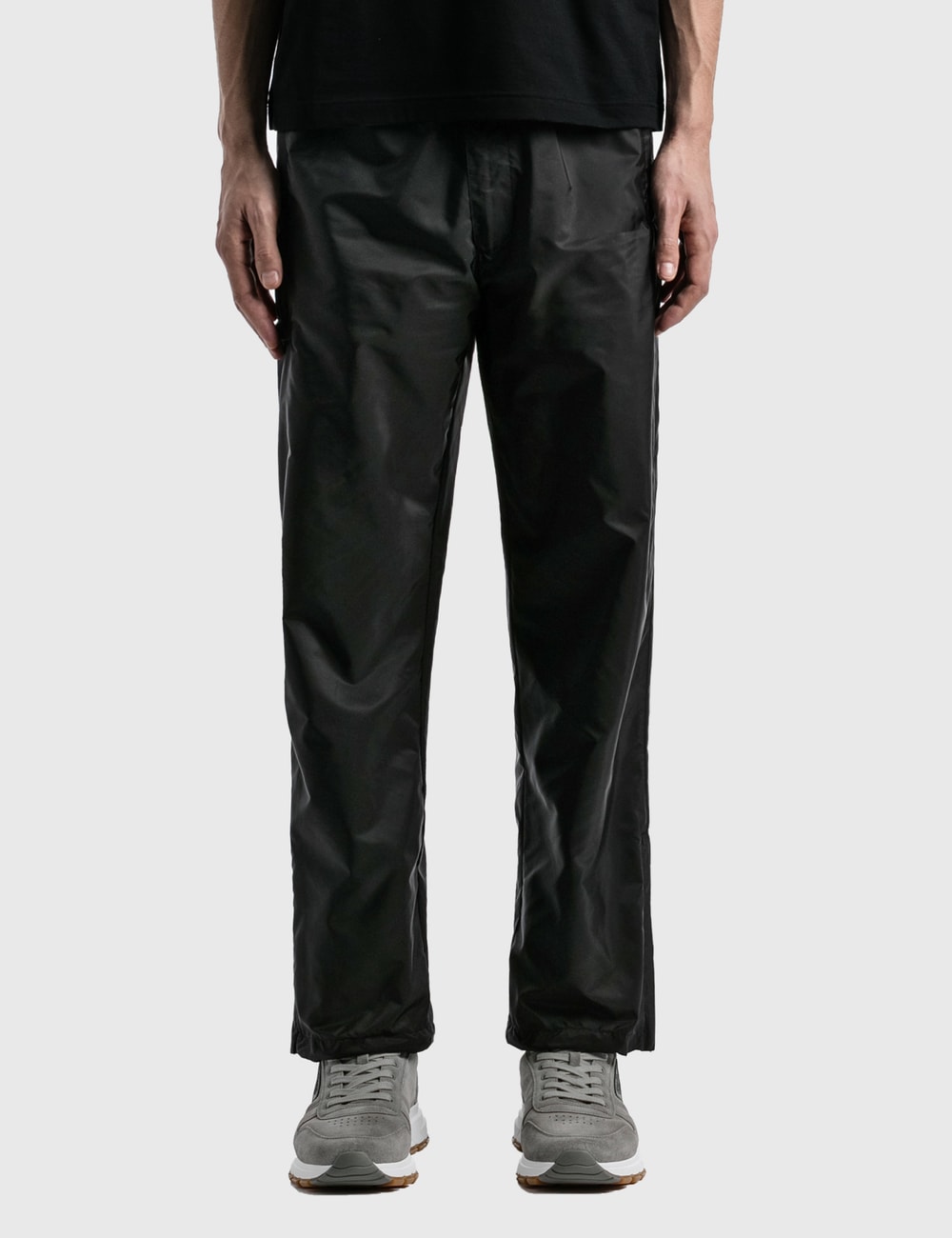 prada nylon track pants