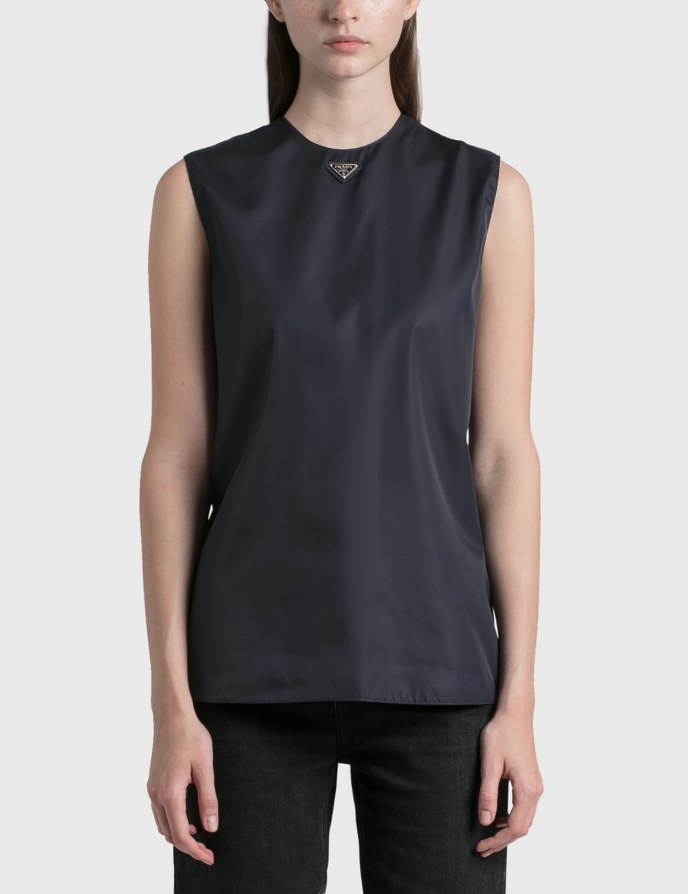 prada gabardine top