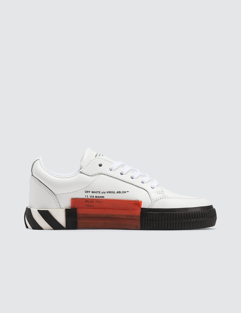 vulcanized new arrow canvas stripe sneakers