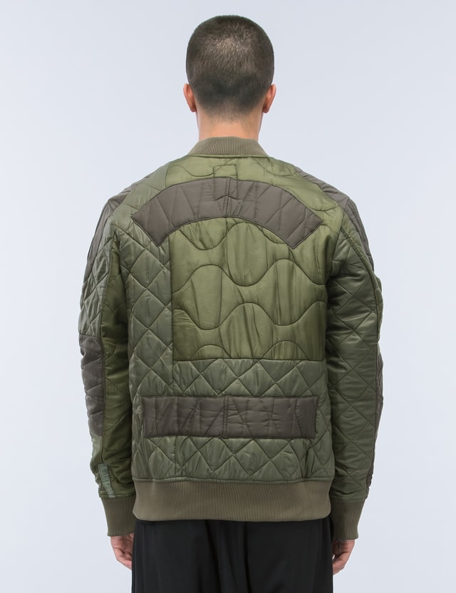 Maharishi Upcycled Liner Bomber Jacket HBX