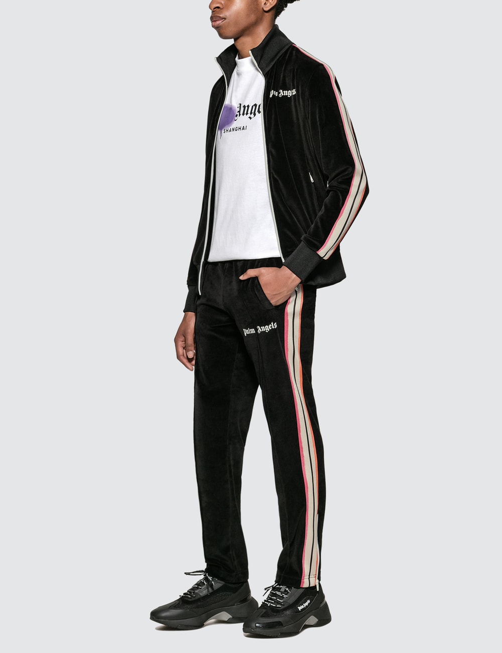 palm angels chenille track pants