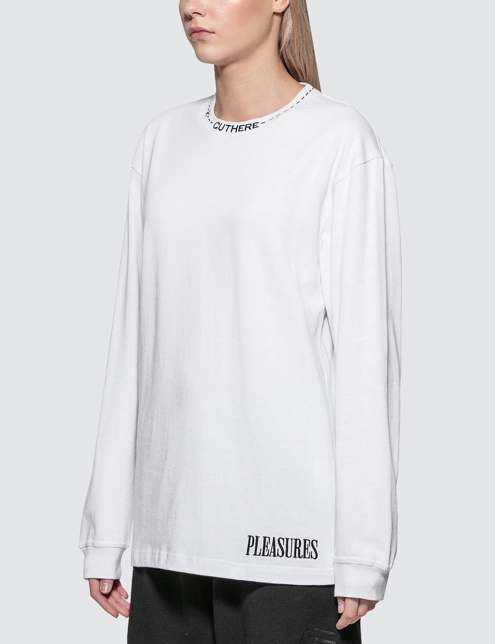 pleasures cut here long sleeve