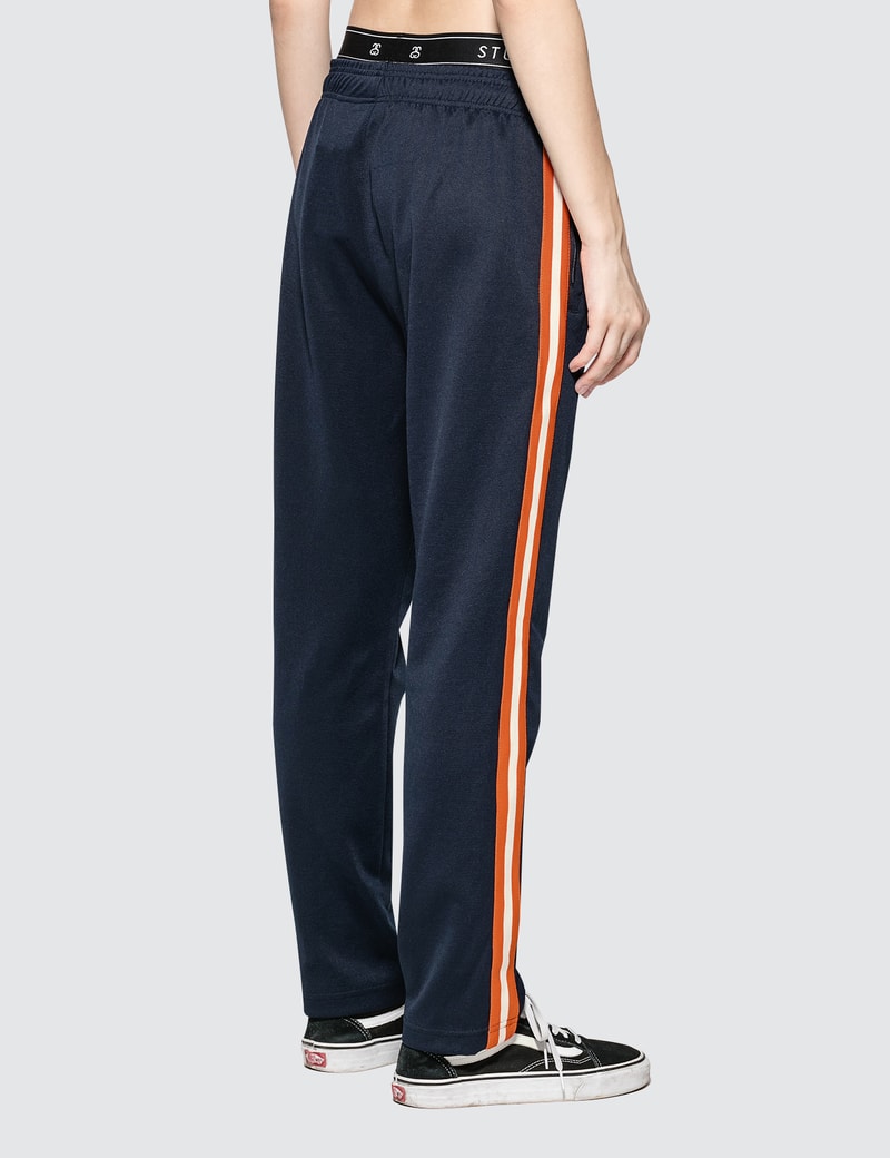 stussy poly track pants