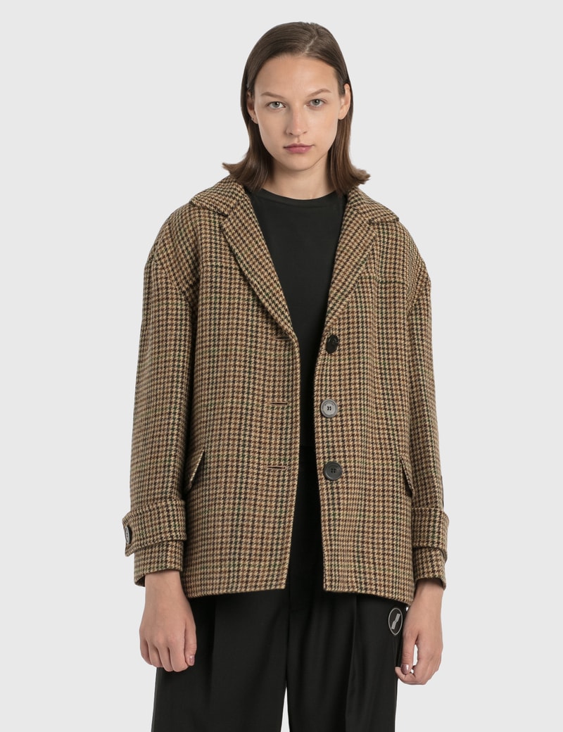 oversized womens plaid jacket