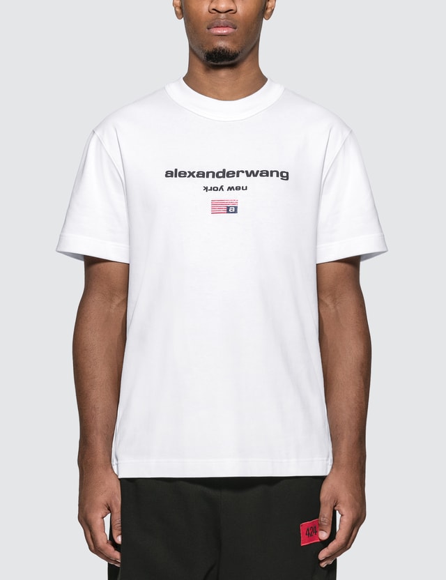 alexander wang american flag t shirt