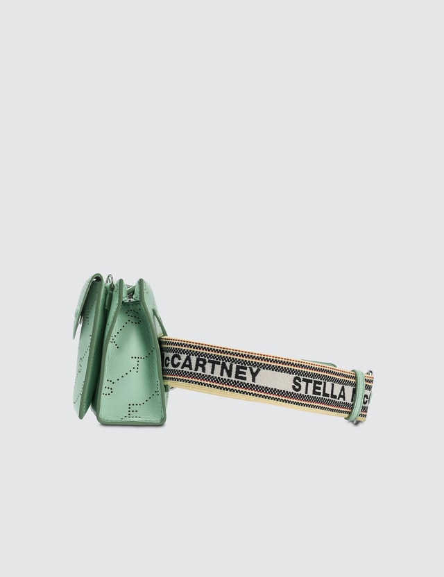Stella McCartney - Two-way Monogram Utility Belt Bag in Pastel Green | HBX