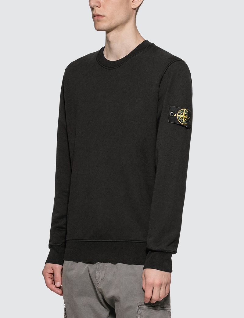 stone island powder blue sweatshirt