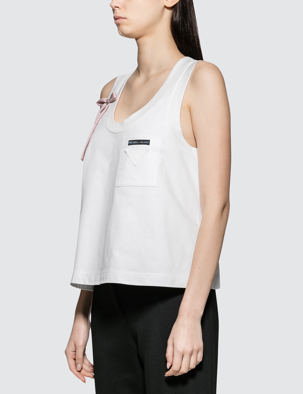 Prada logo tank top Clearance