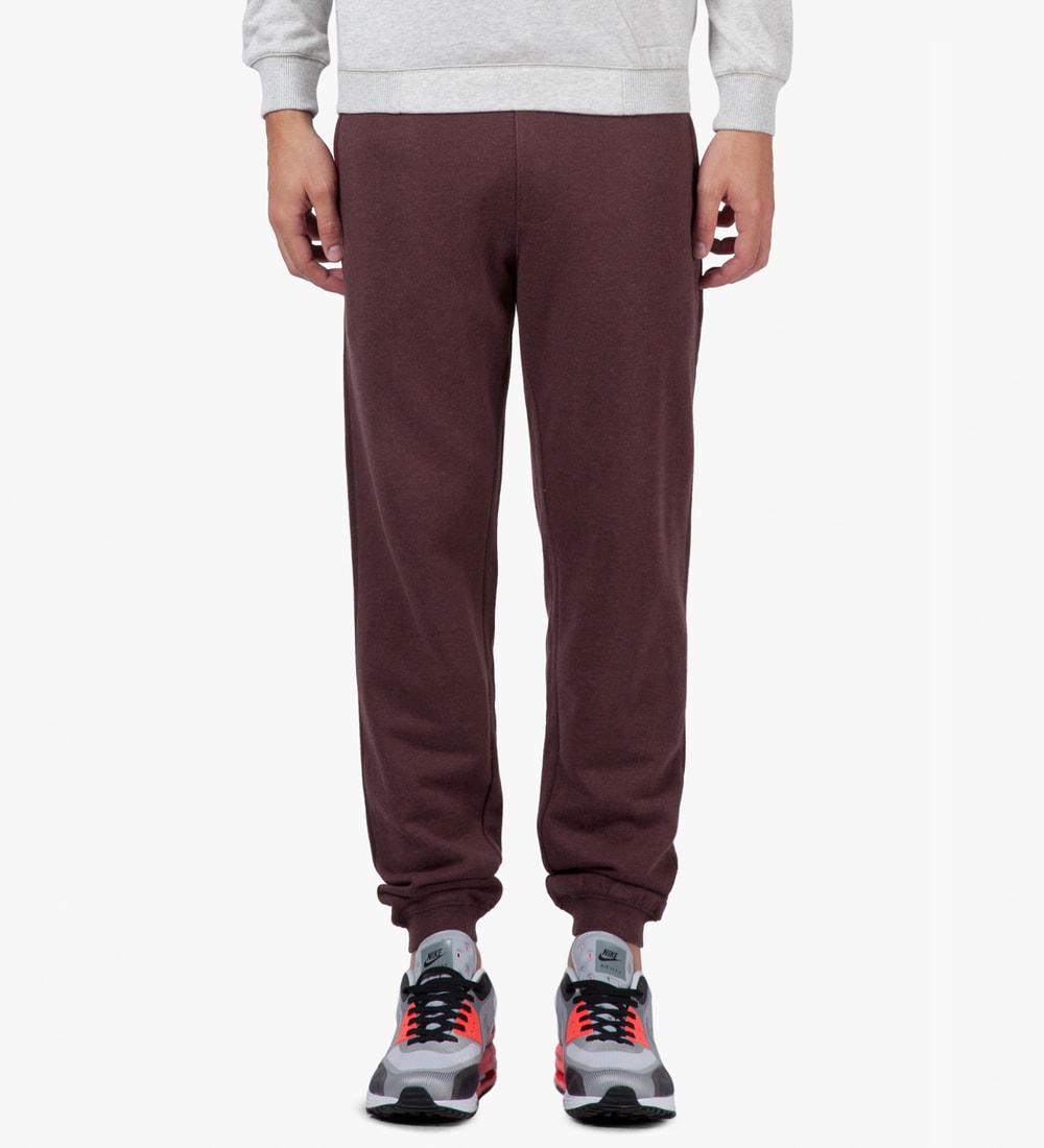 Marshall Artist Burgundy Melange Classic Sweatpants HBX