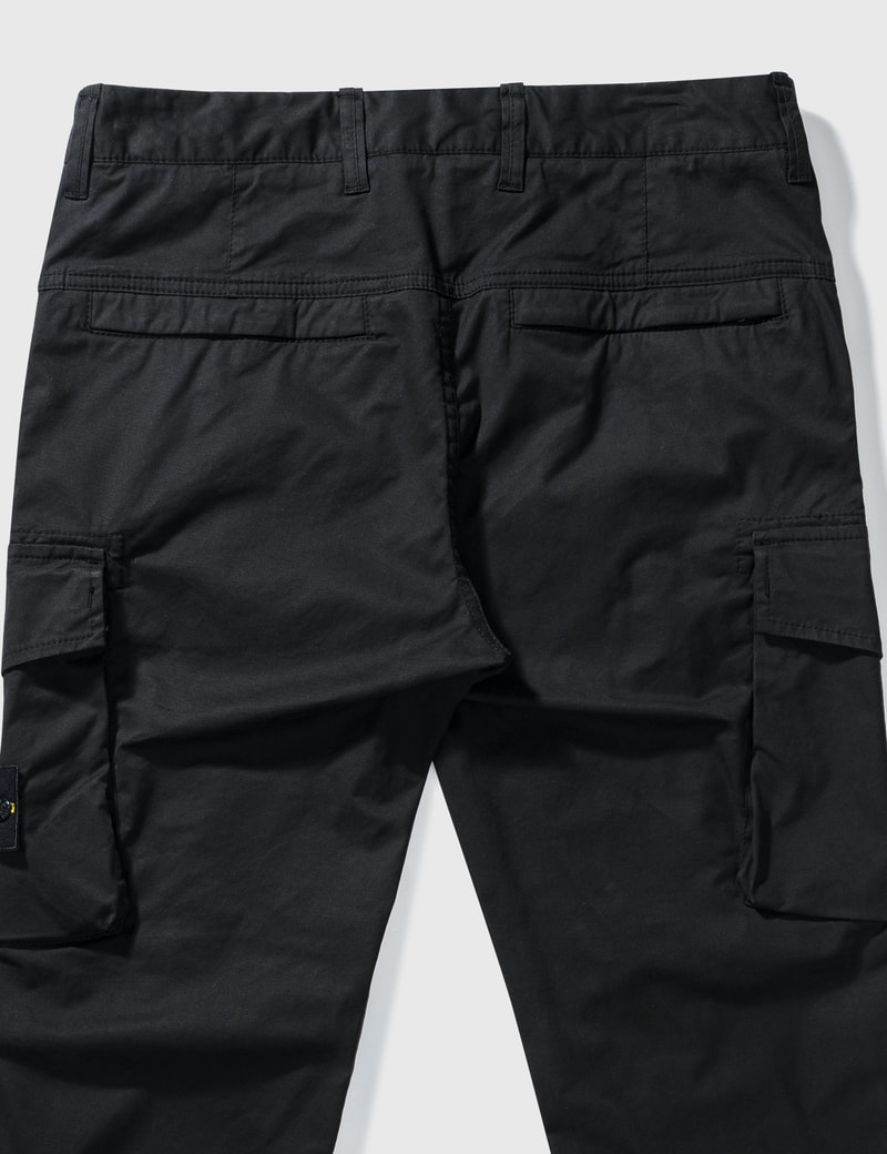 stone island black cargo pants