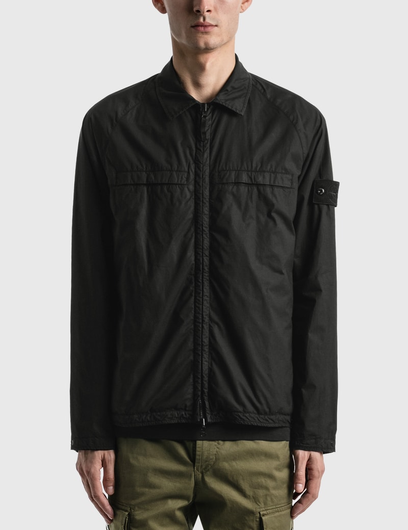 stone island ghost overshirt beige