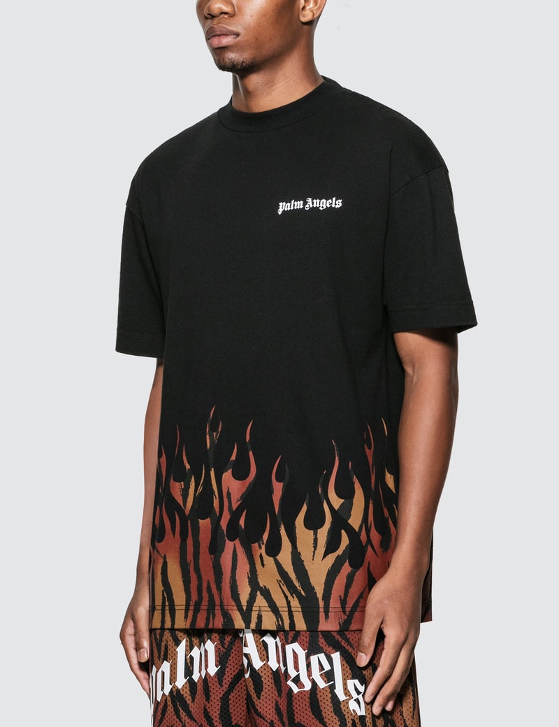 palm angels flame shirt