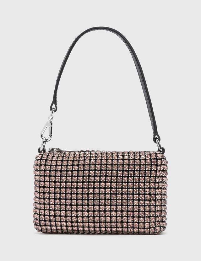 alexander wang wangloc rhinestone pouch