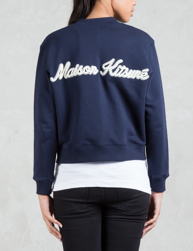 maison kitsune neoprene teddy