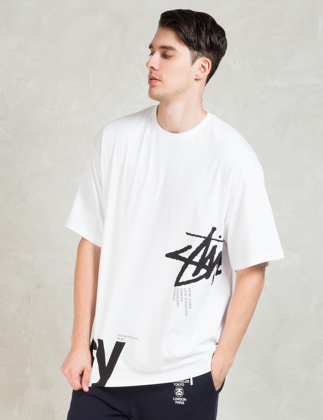 stussy white t shirts