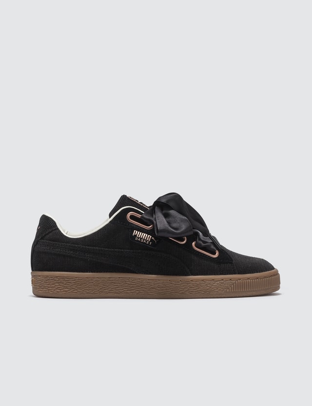 puma basket heart corduroy