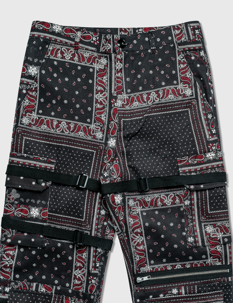 paisley cargo pants