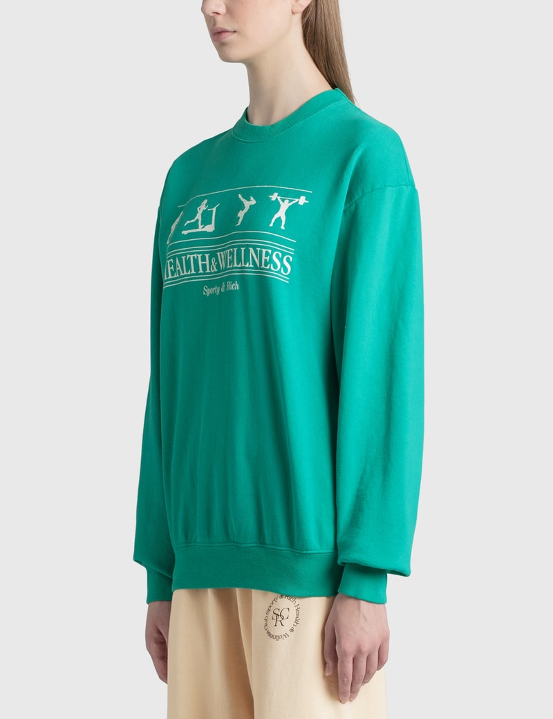 sporty and rich wellness sweatshirt