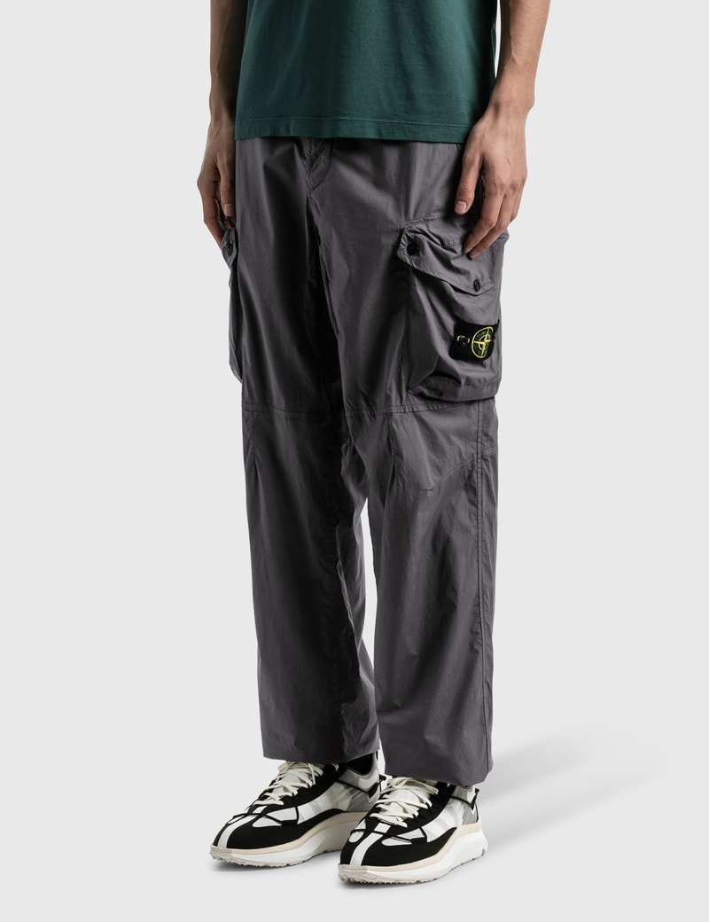 stone island olive cargo pants