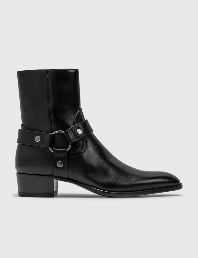 saint laurent harness boots