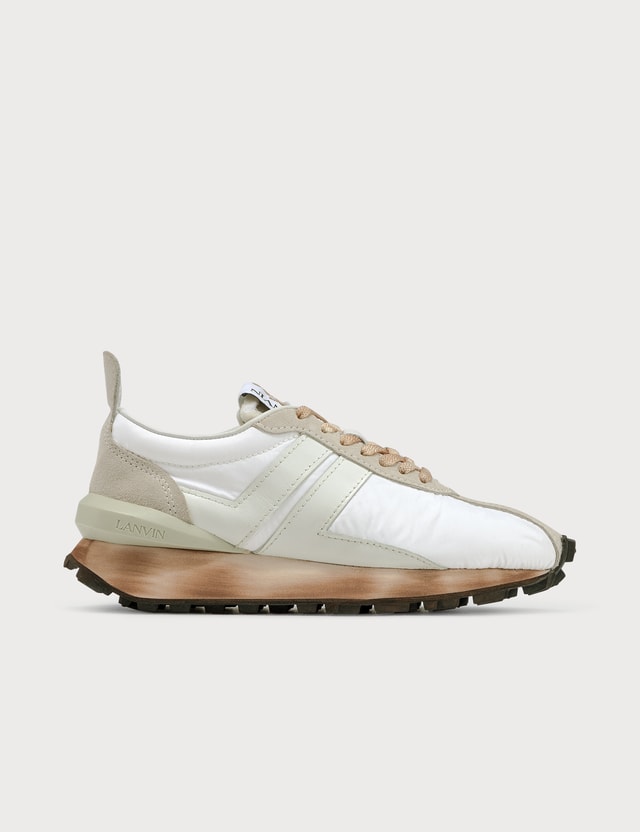 lanvin bumper sneaker on feet
