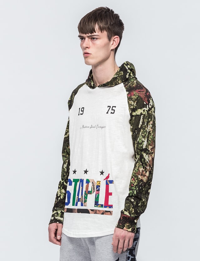 camo hooded t shirt