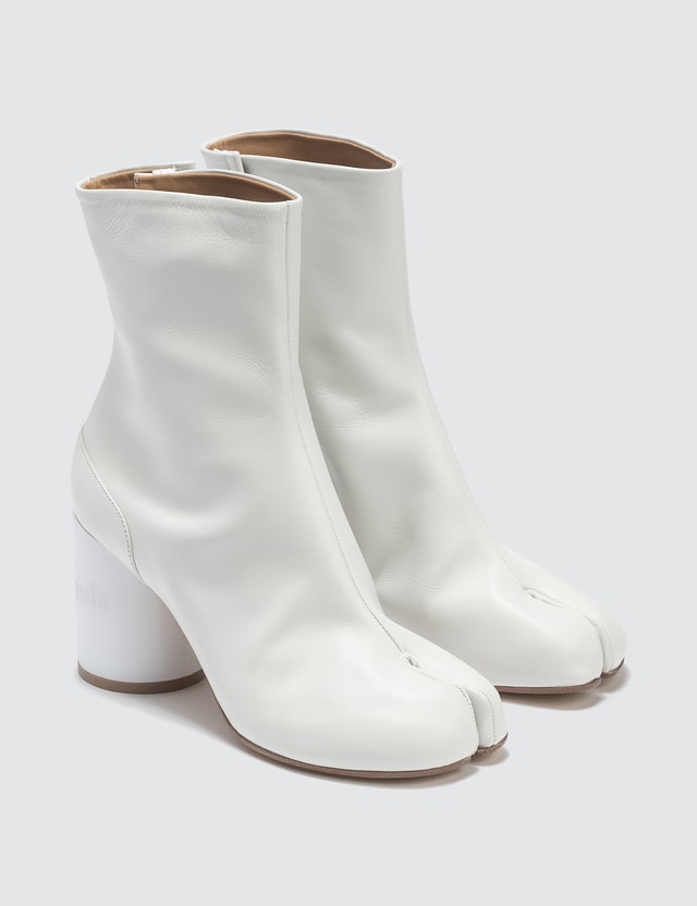 maison margiela holographic boots