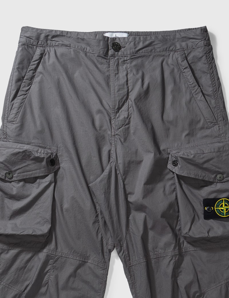 stone island cargo green