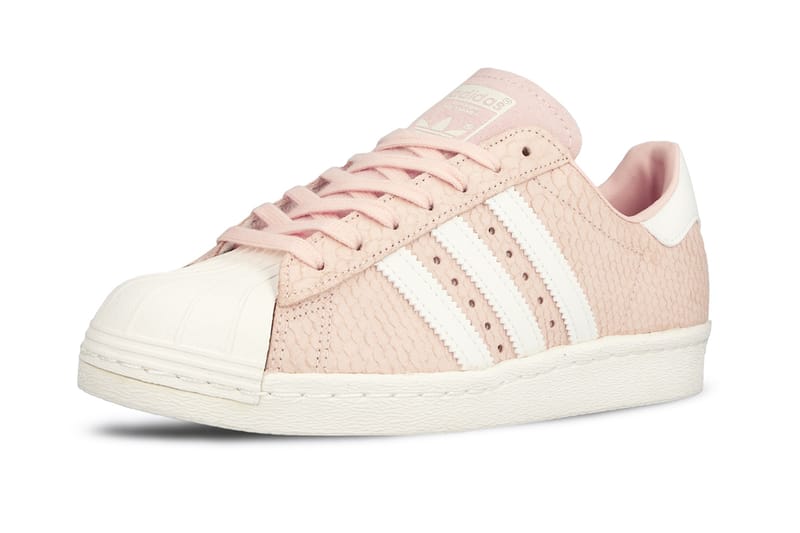 Adidas originals blush pink superstar 80's trainers on sale