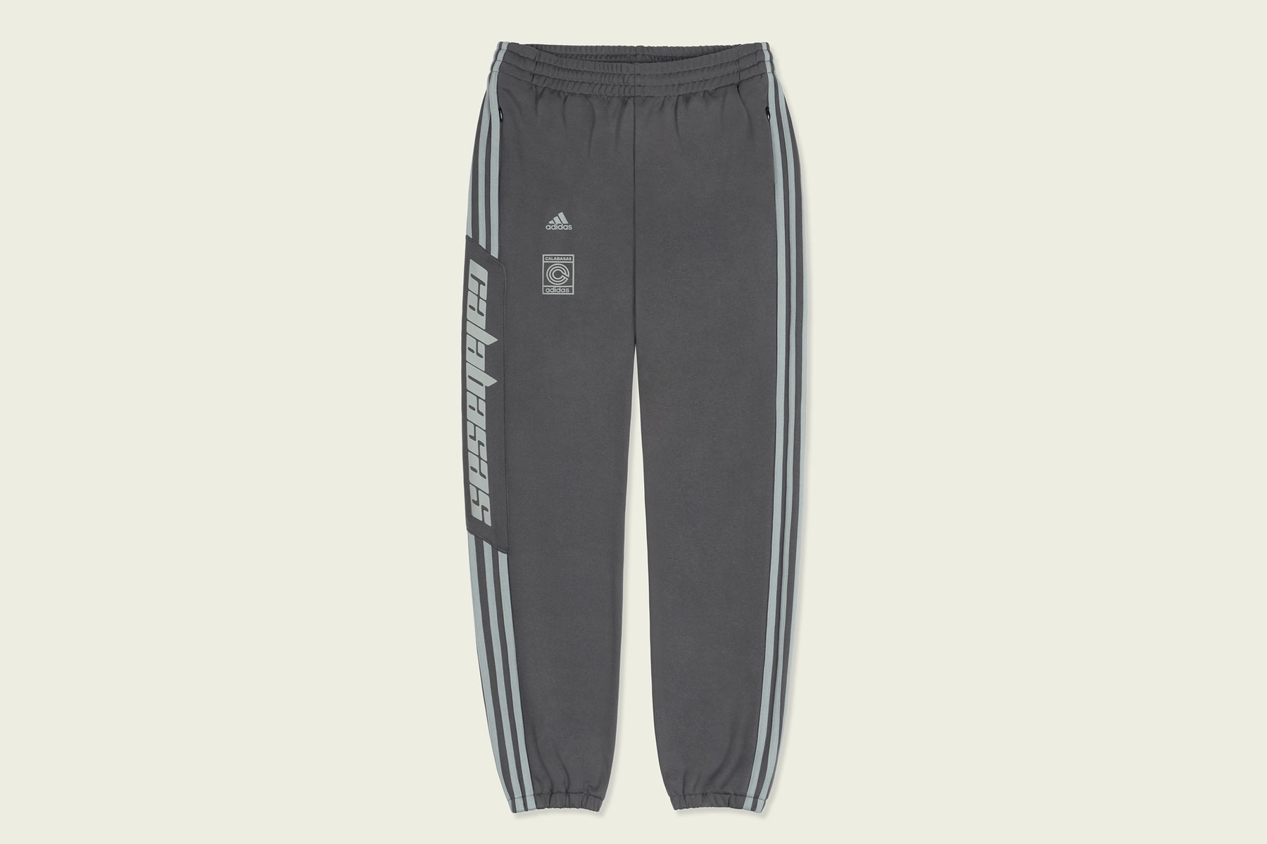 yeezy calabasas track pants grey