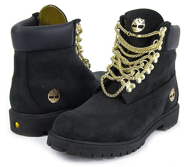 Timberland dookie rope ブラック ゴールド-