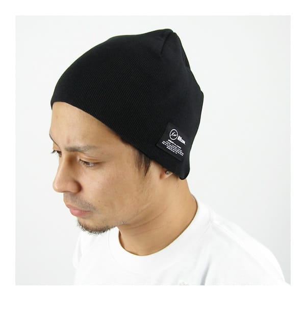 ★UNDER CONTROL★夏帽子★Square Net Beanie- Black White ☆UNDER CONTROL☆夏帽子☆Square Net Beanie- Black White