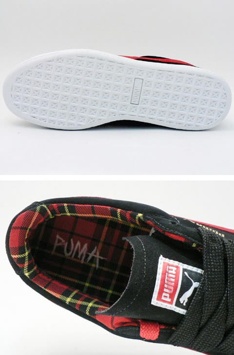 Puma sales clyde plaid