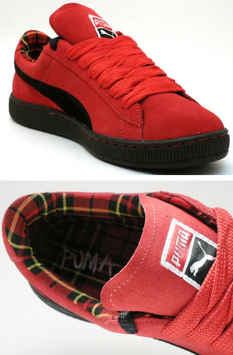 puma plaid shoes