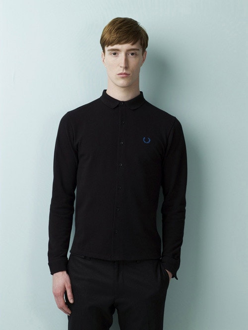 raf simons fred perry roll neck